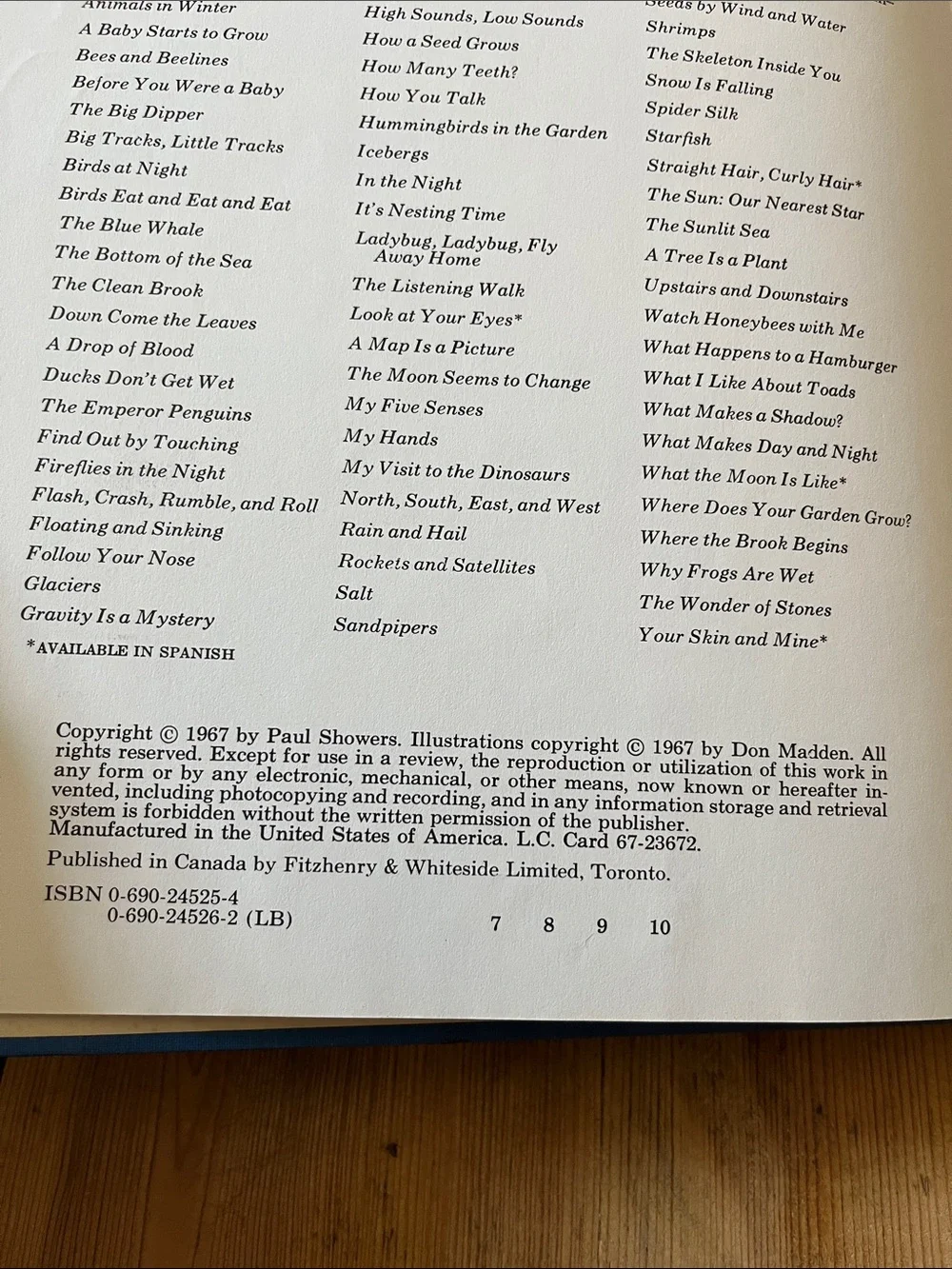 Vintage 1967 HC Book 
